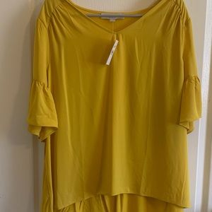 NWT Loft Gold Blouse